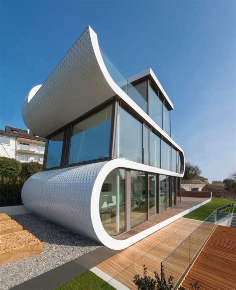 Evolution Design Creates A Unique Modern Home In Zurich