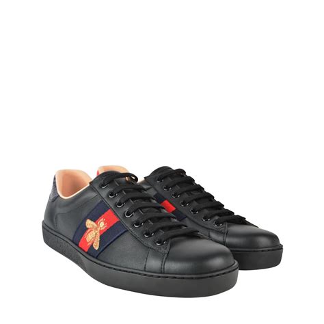 Gucci New Ace Embroidered Bee Trainers Men Low Trainers