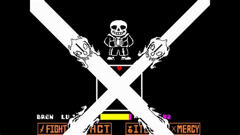 Sans Fight Undertale Genocide Route Youtube