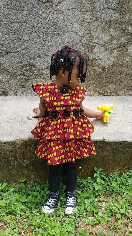 African Baby Girl Fashion Girls Ankara Christmas Dress Afr In 2021