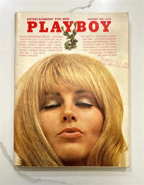 1969 PLAYbabe MAGAZINE December Christmas Issue Vintage Centerfold Retro