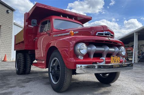 22 Years Owned 1951 Ford F5 Dump Truck For Sale On Bat Auctions Sold
