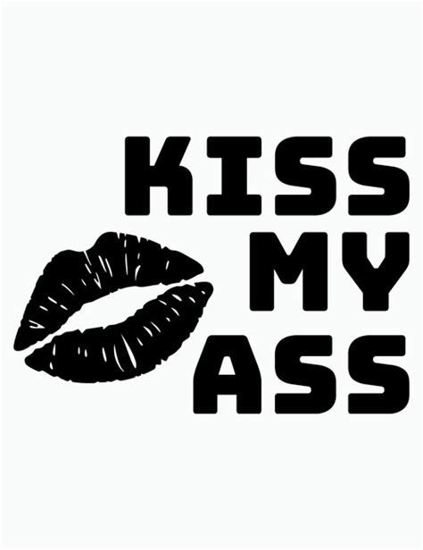 Strykemerke Kiss My Ass Lips Russ365