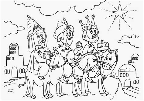 Imágenes De Reyes Magos Para Colorear Dibujos De
