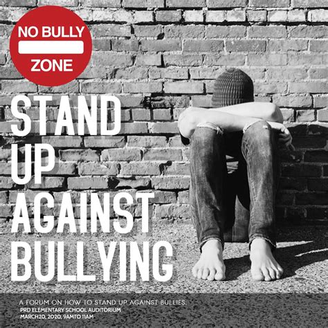 Anti-bullying event square image ad template. | Anti bullying posters, Bullying posters, Bullying