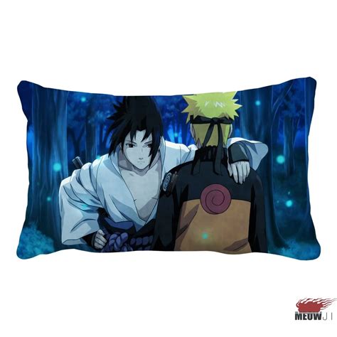 Uchiha Sasuke Naruto Japanese Anime Multi Size Throw Pillow Case Free