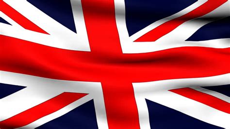 United Kingdom Flag Uks Union Jack Waving 1080p Stock Footage Video