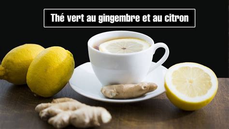 ☕😋 ThÉ Vert Au Gingembre Et Au Citron Pour Combattre Linflammation