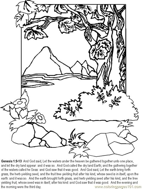 Genesis Coloring Pages Coloring Home