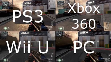 Ps3 Vs Xbox 360 Vs Wii U Vs Pc Graphics Comparison 1080p Youtube