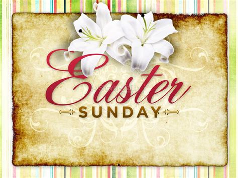 Easter Sunday Powerpoint Template Clover Media