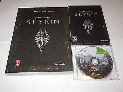 The Elder Scrolls V Skyrim Xbox 360 With Game Guide Disc 1 Legendary