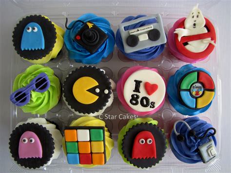 80s Themed Cupcakes By C Star Cakes Cstarcakes 80s Birthday Parties