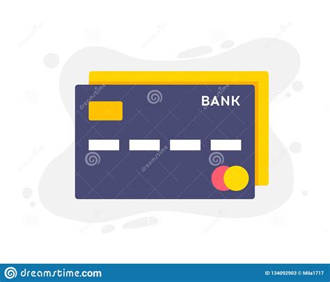Many banks offer a cash withdrawal facility on credit cards. Credit Card. Single Flat Icon On White Background. Vector Illustration.Credit Card. Online ...