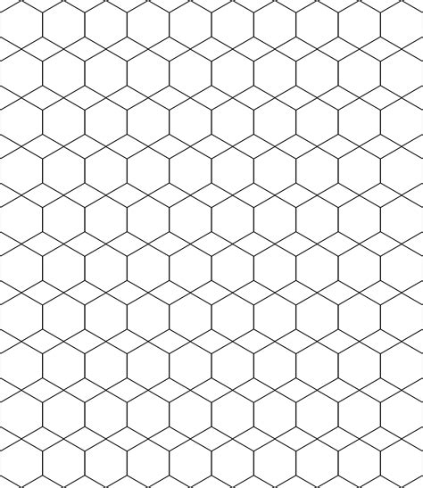 Hexagon Pattern Stencil