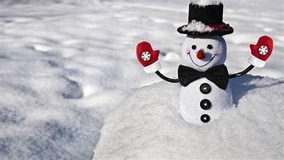 Snowman Winter Happy Wallpapers Widescreen Phone
