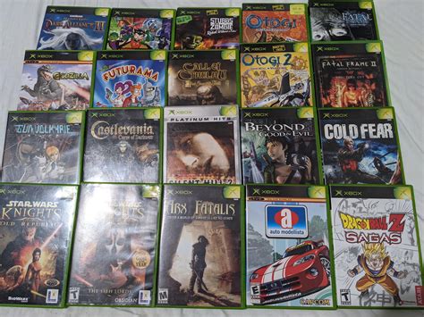 Original Xbox Collection Rgamecollecting