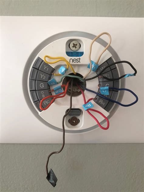 Nest Thermostat Wiring For Heat Pump How To Install Nest Thermostat With Trane Axiom Water