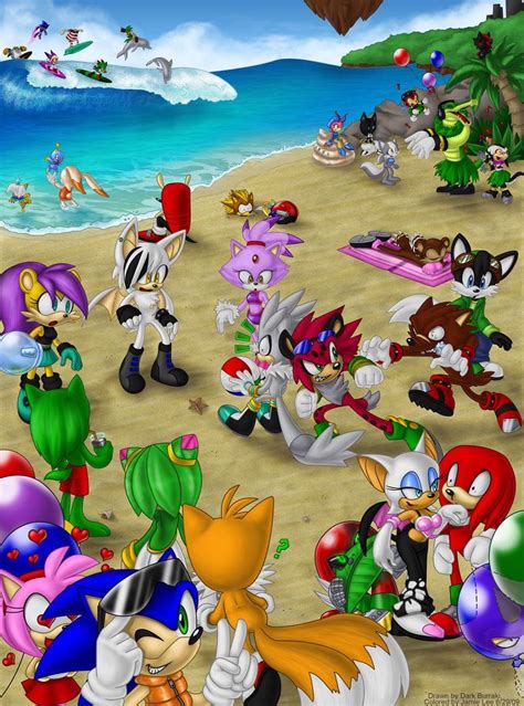 Funny And Kawaii Sonic Picture Book 1 Beach Day Wattpad