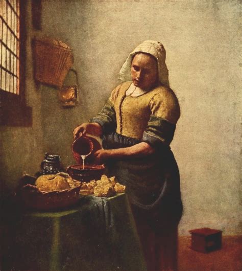 Vermeer 1937 The Milkwoman Poster Print By Johannes Vermeer 18 X 24