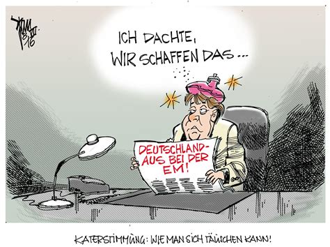 Am ende entschied die partie der viel gescholtene. Fußball-EM 16-07-08 rgb - Janson-Karikatur