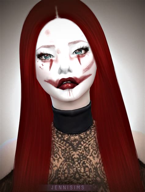 Sims 4 Ccs The Best Makeup Horror Eyeshadow 13 Swatches By Jennisims