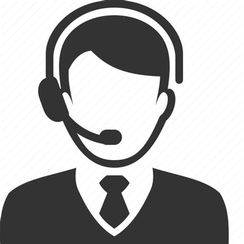 Boy Consultant Male Man Operator Support User Icon