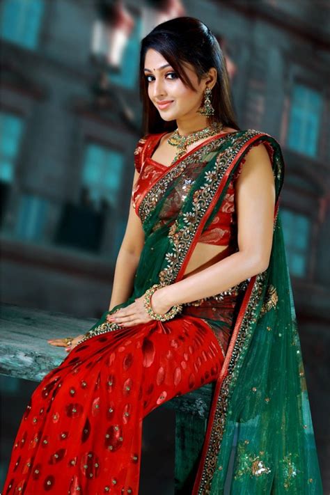 Actress Mithra Kurian Hot Sexy Saree Photoshoot Stills Cap