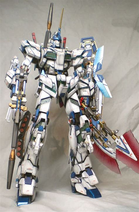 Mg Full Armor Unicorn Gundam Assembled Custom Paint Marvel Legends
