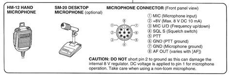 Icom Hm 152 Microphone Wiring Diagram Circuit Diagram