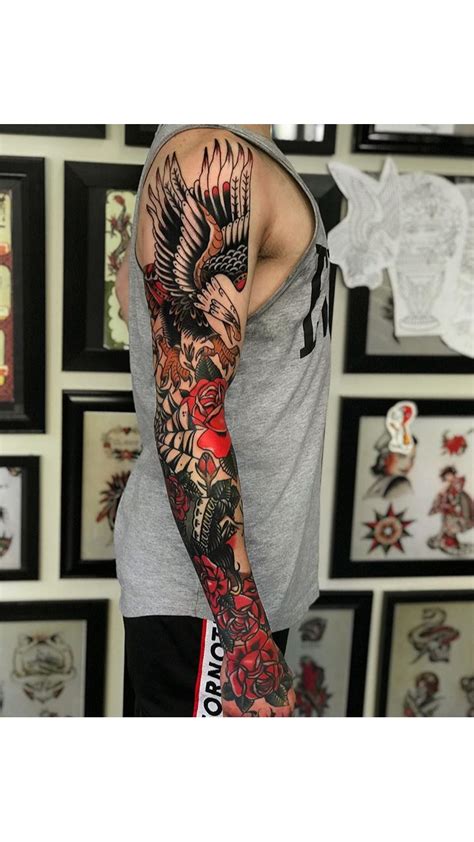 Update 77 Black Traditional Tattoo Sleeve Super Hot Vn