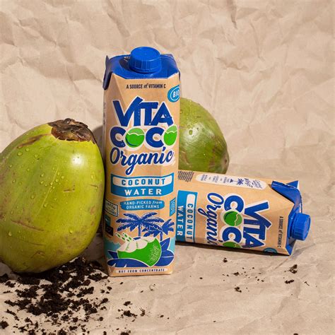 Vita Coco Organic Pure Coconut Water L X Bio Friendly Renewable Packaging