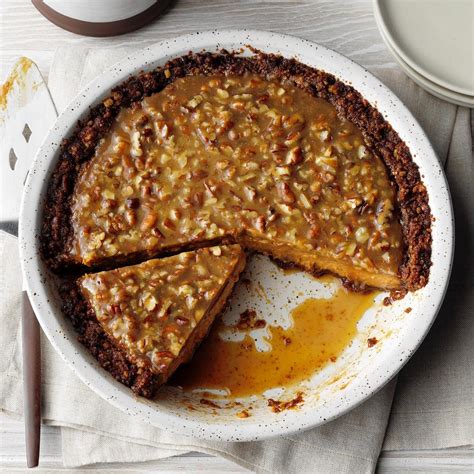 Praline Pumpkin Pecan Pie Recipe How To Make It