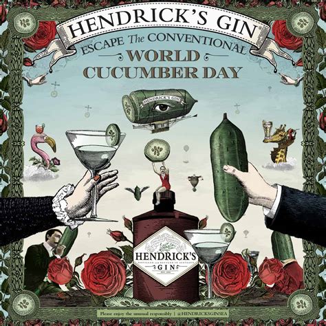 Escape The Conventional And Embrace The Unusual With Hendrick’s Gin This World Cucumber Day