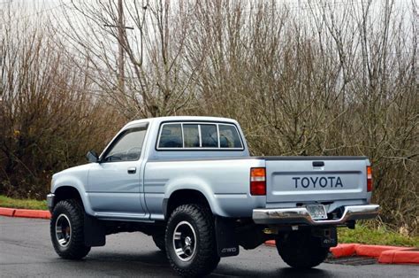 1991 Toyota Pickup Single Cab 4x4 24l 5 Speed Manual Only 115k Miles