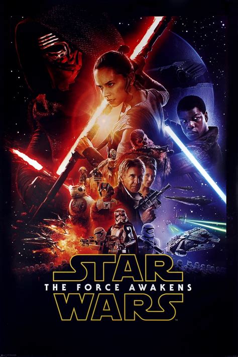 Star Wars Episode Vii The Force Awakens Poster Buy Online At