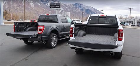 2021 Ram 1500 Limited Vs 2021 Ford F 150 Limited In Luxury Truck Face