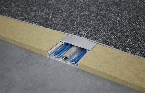 Under Carpet Wireway Connectrac Flat Wire Floor Cord Cover Northpoint