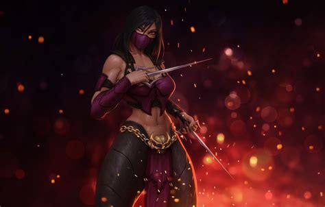 Download Photo Wallpaper The Game Background Sparks Fantasy Mortal Kombat Nude Mileena