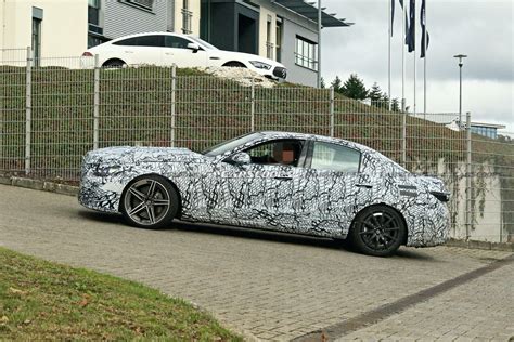 Muscled Up 2022 Mercedes Amg C63 Makes Spy Debut With Mystery