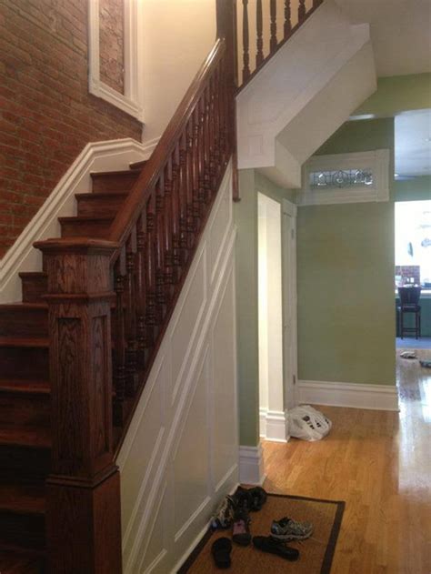 Stair Railing Knee Wall Home Design Ideas Pictures Remodel And Decor
