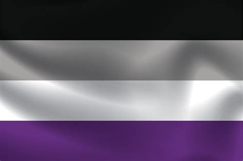Bandera Asexual Para La Ilustraci N De Vector Libre Lgbtq Vector Premium