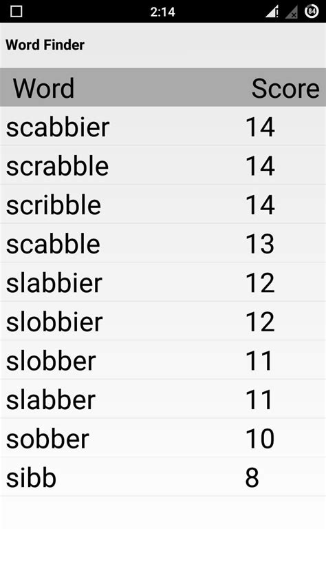 Word Finder Scrabble Solver For Android Apk Download