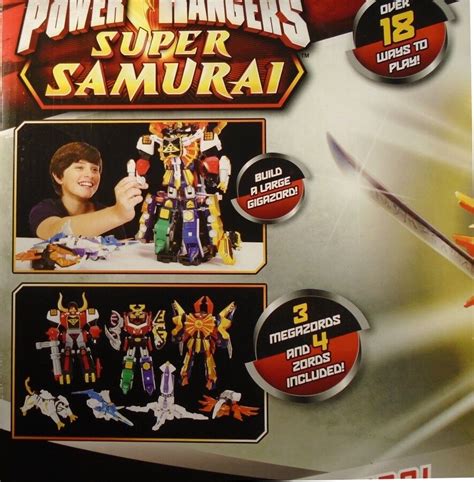 Power Rangers Super Samurai Gigazord Megazord Gift Set Clawzord Zords
