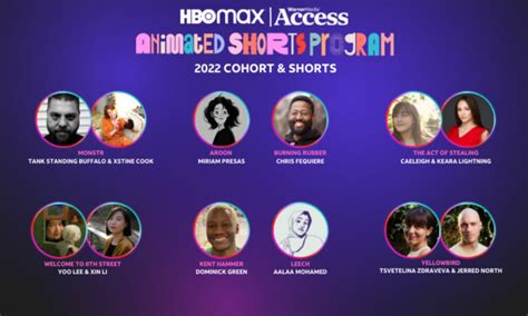 Hbo Max X Warnermedia Access Announce Animated Shorts Cohort