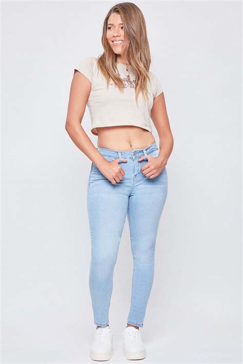 Womens Sustainable Wannabettabutt Skinny Jeans Kungrich