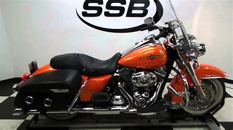 2012 Harley Davidson Flhrc Road King Custom Orange Used Motorcycle