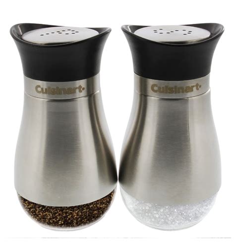 Cuisinart Salt And Pepper Shakers Set 4 Ounces Easy To Fill Salt And