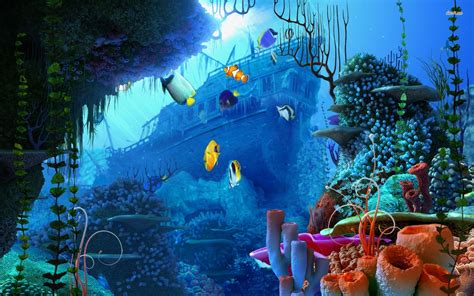 Free Download Underwater Wreck Wallpaper Digital Art Wallpapers 8725