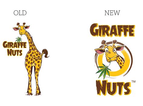 Giraffe Nuts Rebrand By Haiden Goggin On Dribbble